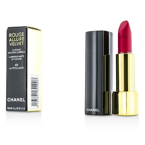 rouge velvet chanel 49|Chanel La Petillante & La Romanesque Rouge Allure Velvets .